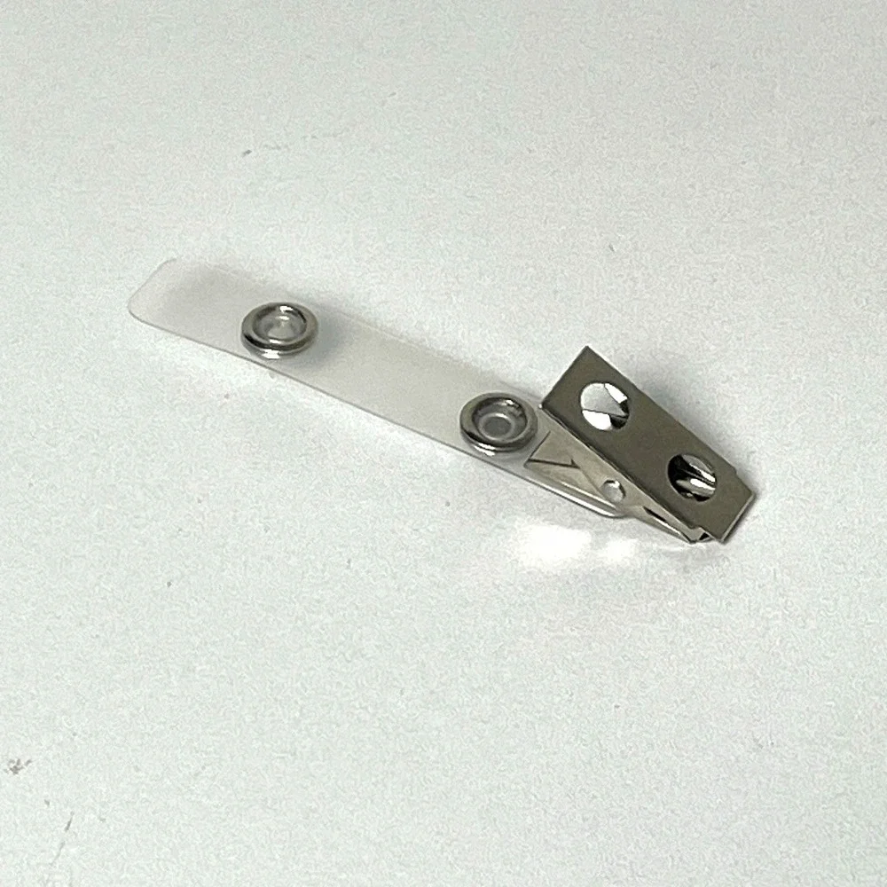 220 Pack Clear Mylar Strap Metal Clips 1/2